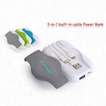 3-in-1 Built In Cable Power Bank-5000mAh